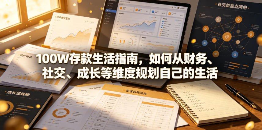 付费文章：100W存款生活指南，如何从财务、社交、成长等维度规划自己的生活-21资源库