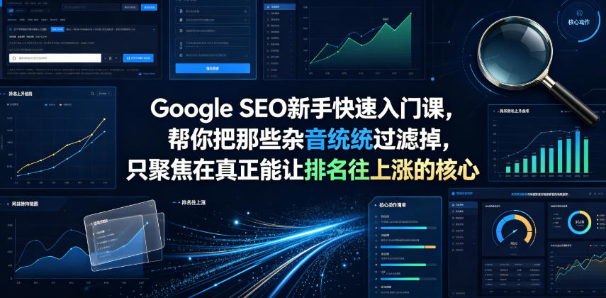 Google SEO新手快速入门课，帮你把那些杂音统统过滤掉，只聚焦在真正能让排名往上涨的核心动作【原创双语字幕】-21资源库