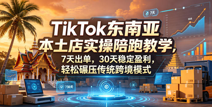 TikTok东南亚本土店实操陪跑教学，7天出单，30天稳定盈利，轻松碾压传统跨境模式（更新0819）-21资源库