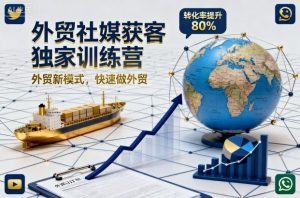 外贸社媒获客独家训练营,外贸新模式,快速做外贸(更新26年08月21日)-21资源库