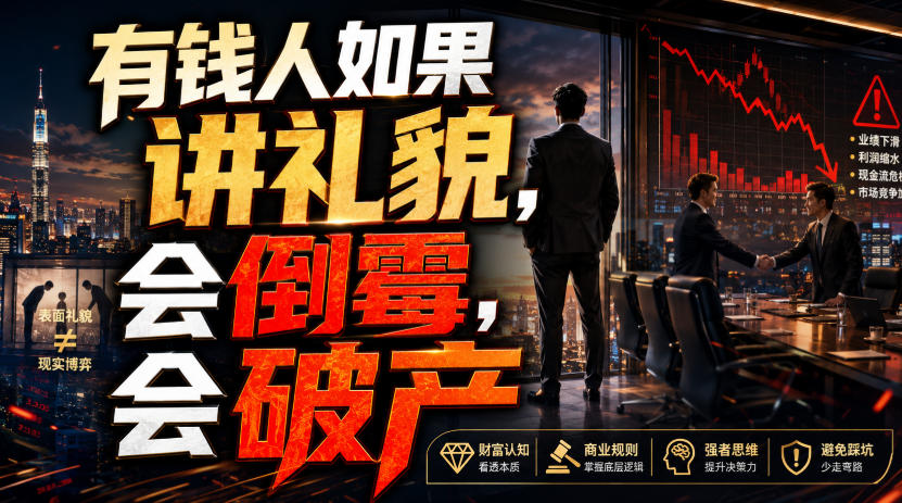 付费文章：有钱人如果讲礼貌，会倒霉，会破产-21资源库