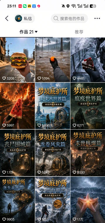 抖音7.6W粉丝博主的梦境庇护所类AI动画教学，从0到1教你制作爆款第一人称POV庇护所视频，全平台发布撸广告分成收益-21资源库