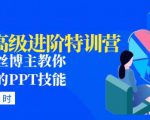 PPT高级进阶特训营:百万粉丝博主教你进阶你的PPT技能(98节课程+PPT素材包)-21资源库