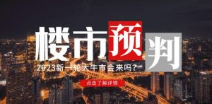樱桃大房子2023楼市预判:新一轮大牛市会来吗?【付费文章】-21资源库