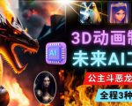 利用未来Ai工具LeiaPix，静态图转换3D动画，Lexica和Chat GPT制作精彩视频-21资源库