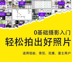 0基础摄影入门,轻松拍出好照片(适用佳能、索尼、尼康、富士用户)-21资源库