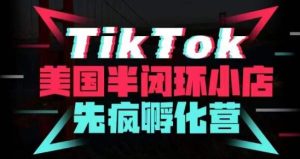 疯人院·TikTok美国半闭环小店孵化营，抢占TikTok美国蓝海市场，开店、运营、带货、投流全实操-21资源库