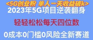 2023年最新自动裂变5g创业粉项目,日进斗金,单天引流100+秒返号卡渠道+引流方法+变现话术【揭秘】-21资源库