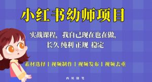 单天200-700的小红书幼师项目(虚拟),长久稳定正规好操作!-21资源库
