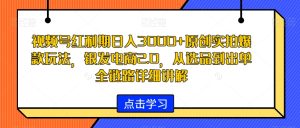 视频号红利期日入3000+原创实拍爆款玩法,银发电商2.0,从选品到出单全链路详细讲解【揭秘】-21资源库