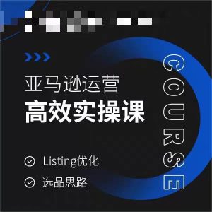 亚马逊运营高效实操课,Listing优化,选品思路-21资源库