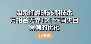 淘系打爆班55期技术:万相台无界10个不同类目案例的优化(10节)-21资源库