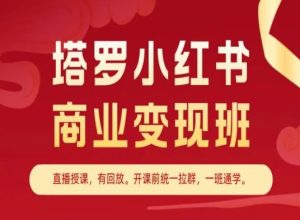 塔罗小红书商业变现班，小红书变现教程-21资源库