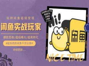 手把手教你0到1系统玩转闲鱼变现,爆款思维/超级曝光/超高转化-21资源库