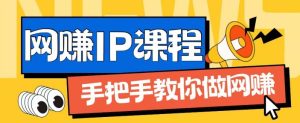 ip合伙人打造1.0，从0到1教你做网创，实现月入过万【揭秘】-21资源库