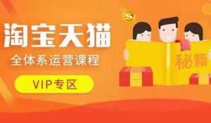 淘宝天猫全体系运营课程【9月24更新】，店铺全系运营、动销玩法、擦边球玩法等等-21资源库