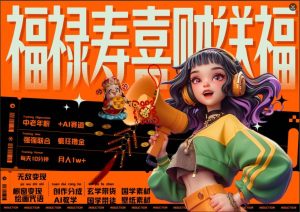 AI狂撸中老年赛道,福禄寿喜财送财送福,每日轻松十分钟,月入1W+, 抓紧冲-21资源库