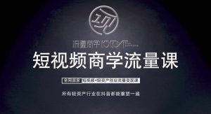 短视频商学流量课+口播拍摄剪辑，​短视频+轻资产创业流量变现课-21资源库