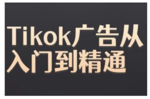Tiktok Ads实操教程,Tiktok广告从入门到精通-21资源库