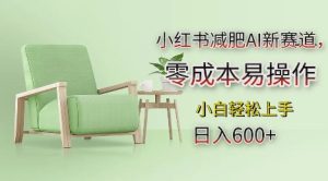 小红书减肥AI新赛道，零成本易操作，日入多张，小白轻松上手【揭秘】-21资源库