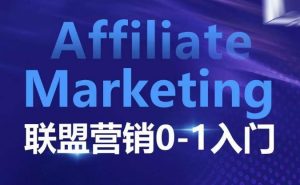 Affiliate Marketing联盟营销0-1入门,联盟营销基本逻辑 联盟平台逻辑及联盟客逻辑全面详解-21资源库