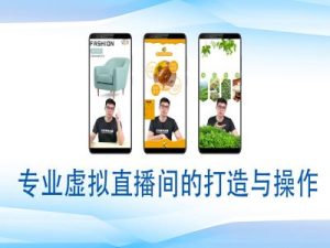 个人虚拟直播间的搭建与操作,专业虚拟直播间的打造与操作-21资源库