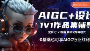 AIGC+设计1V1作品集辅导,0基础也可享AIGC行业红利-21资源库