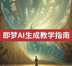 2025即梦ai生成视频教程,一学就会国内免费文字生成视频图片生成视频-21资源库