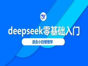 deepseek零基础入门-deepseek教程2025,适合小白慢慢学-21资源库