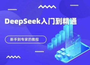 DeepSeek快速从入门到精通,新手的保姆级教程-21资源库