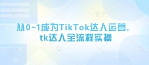 从0~1成为TikTok达人运营，tk达人全流程实操-21资源库