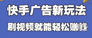 快手看广告项目，零门槛操作简单，单机日入30-50可批量放-21资源库