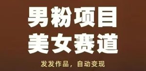 男粉项目美女赛道,发发作品,轻松获流自动变现-21资源库