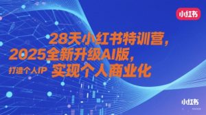 28天小红书特训营,2025全新升级AI版,打造个人IP,实现个人商业化-21资源库