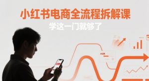 小红书电商全流程拆解课，学这一门就够了-21资源库