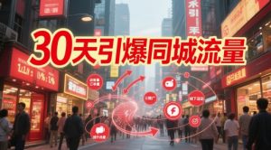 30天引爆同城流量:团购篇 认知篇 流量篇 来客篇 达人篇 老板人设IP篇 投流篇-21资源库