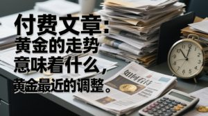 付费文章：黄金的走势意味着什么，如何看待黄金最近的调整-21资源库