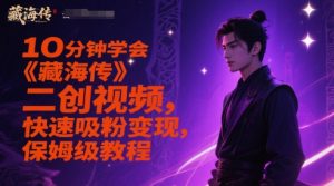 10分钟学会《藏海传》二创视频，快速吸粉变现，保姆级教程-21资源库