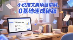 小说推文类项目讲解，0 基础速成秘籍-21资源库