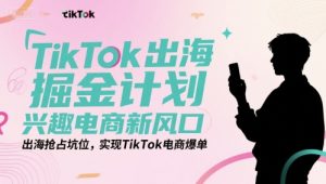 TikTok出海掘金计划，兴趣电商新风口，出海抢占坑位，实现TikTok电商爆单-21资源库