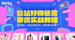 B站好物悬赏带货实战教程，平台流量大，抓住这波带货红利，别再盯着抖音内卷了-21资源库