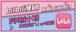 最新蓝海项目，B站充电计划，小白也能月入1w+-21资源库