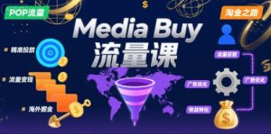 Media Buy之POP流量课,带你开启海外Media Buy淘金之路-21资源库