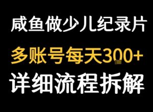 闲鱼卖纪录片1单3块钱  1天几十单-21资源库