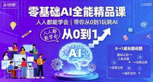 零基础AI全能精品课,人人都能学会,带你从0到1玩转AI-21资源库