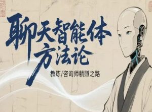 聊天智能体方法论-咨询师教师个人IP教程,咨询师教练躺賺之路-21资源库