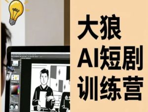 大狼AI短剧训练营-短剧课程（更新中）-21资源库