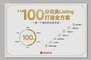 100分完美Listing打造全方案,想要完美listing必须是需要一步一个脚印的-21资源库