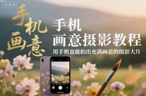 手机画意摄影教程，用手机也能拍出充满画意的摄影大片-21资源库