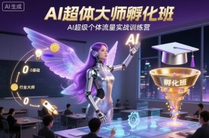 AI超体大师孵化班，AI超级个体流量实战训练营-21资源库